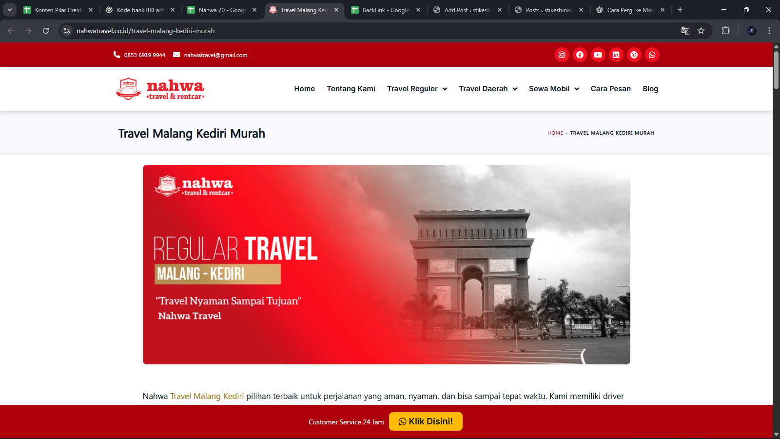 Tips Memilih Layanan Transportasi Aman untuk Rute Malang ke Kediri